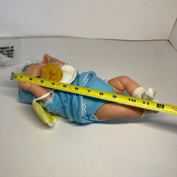 Vintage Anatomically Correct Baby Boy Doll Newborn 12" With Accessories - Picture 10 of 10